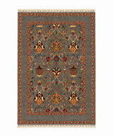 Afghani Mamluk Crested Shah Abbasi Area Rug