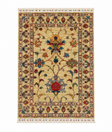 Persian Kazak Floral Arbor Area Rug