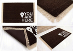 "You Are Here" Novelty Doormat