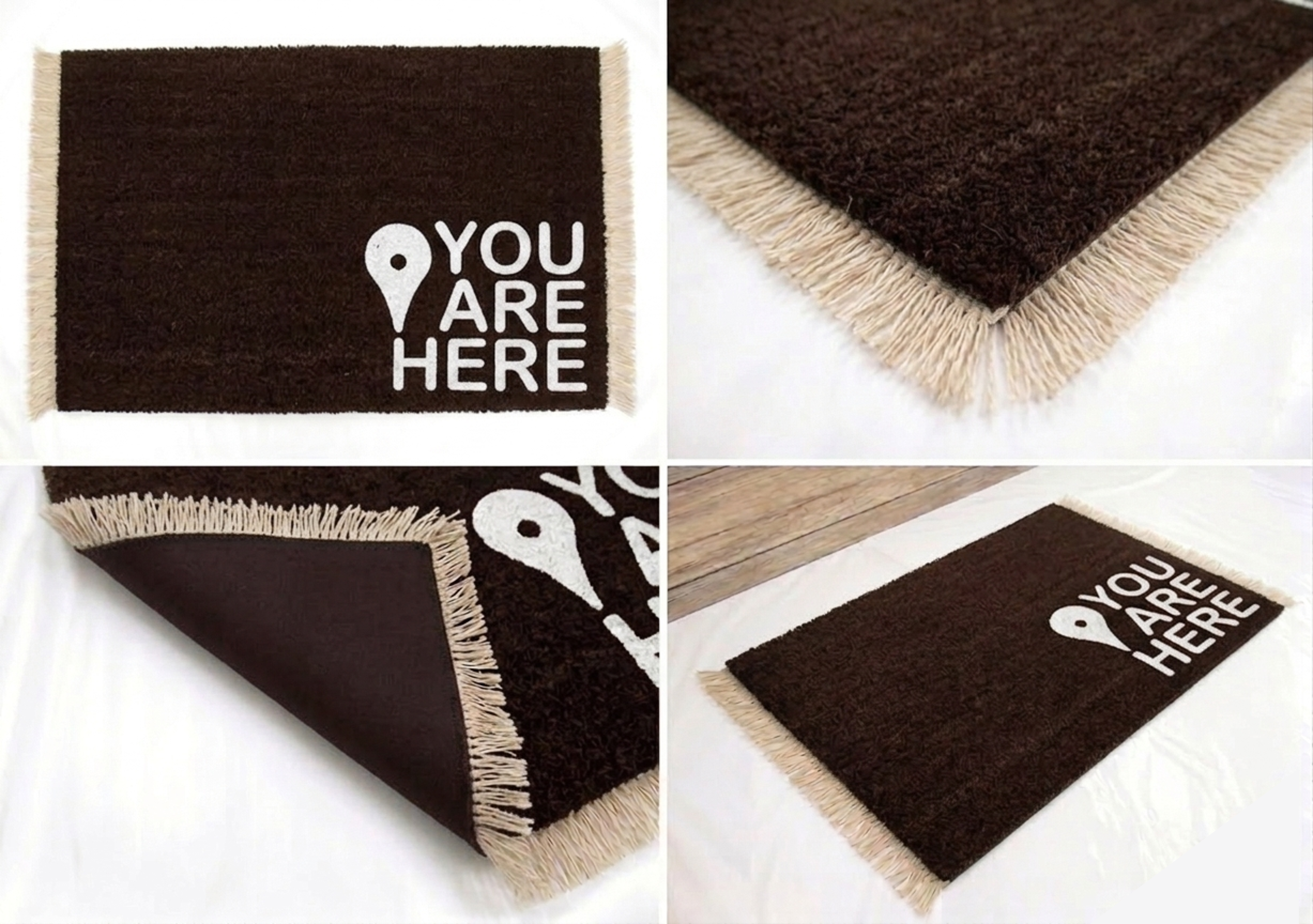 "You Are Here" Novelty Doormat