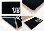 "You Are Here" Novelty Doormat