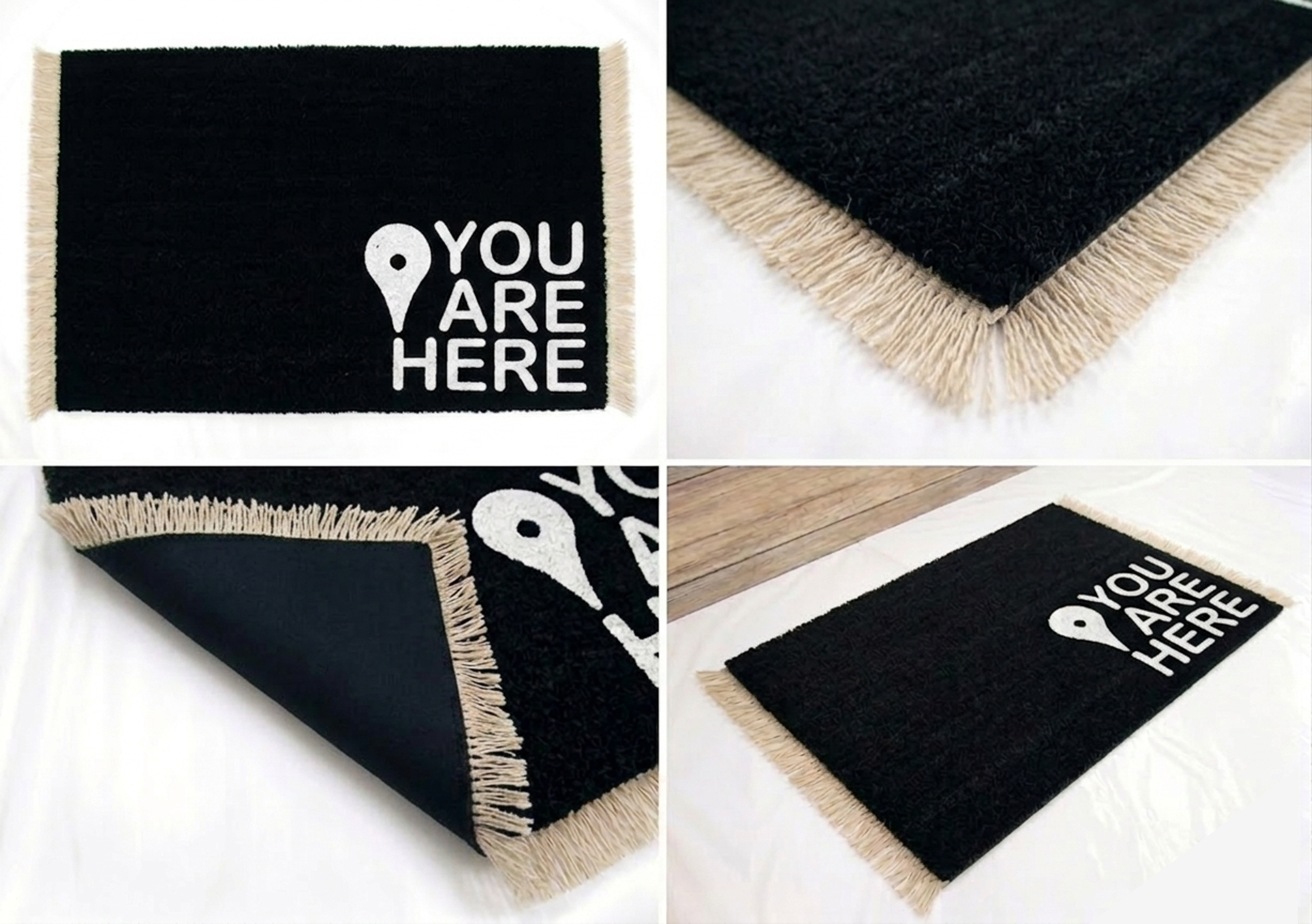 "You Are Here" Novelty Doormat