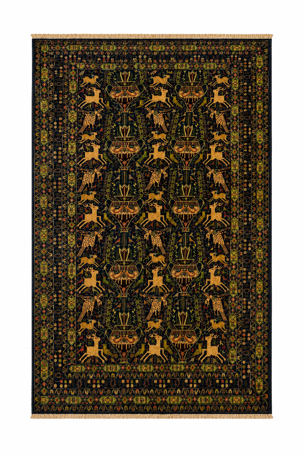 Shikargah Pictorial Pathway Rug