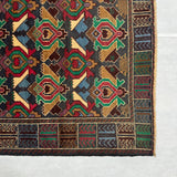Caucasian Kazak Geometric Area Rug