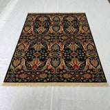 Peshawar Botanical Arabesque Onyx Accent Rug