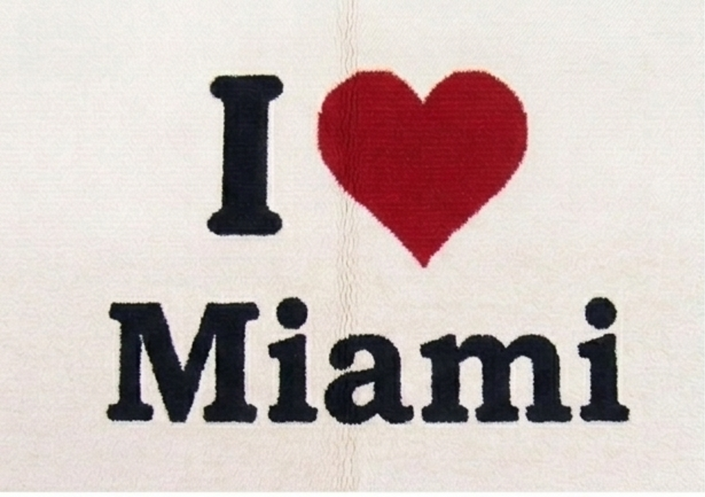 The Miami Love Welcome Mat