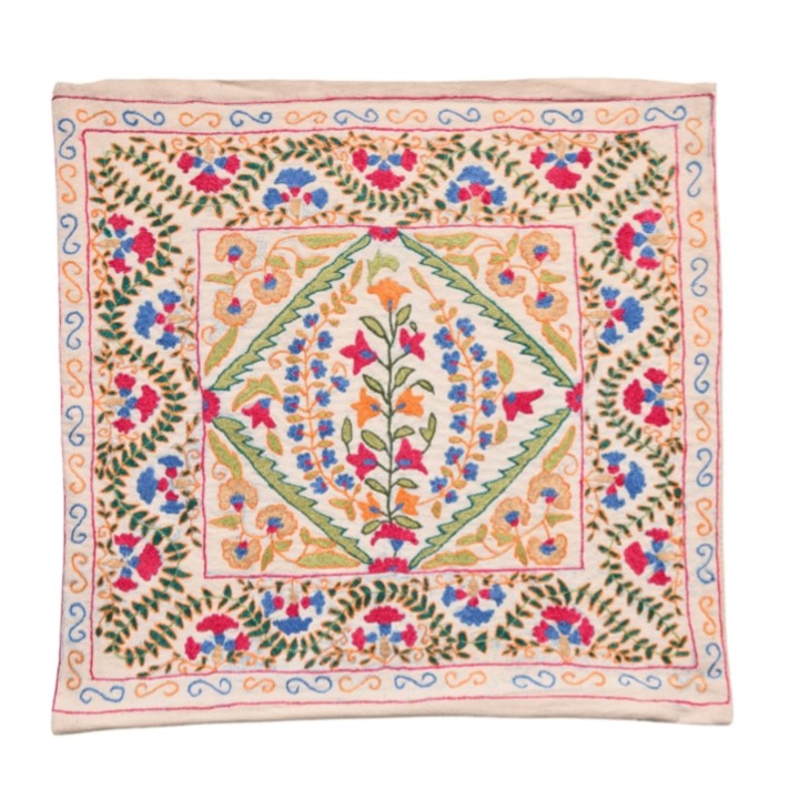 Kaleidoscope Folk Art Cushion