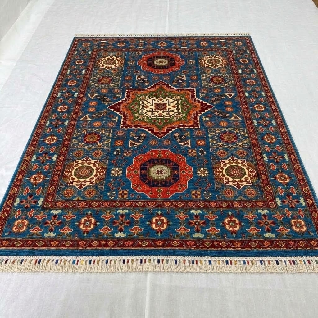 Serapi Starburst Geometry Accent Rug