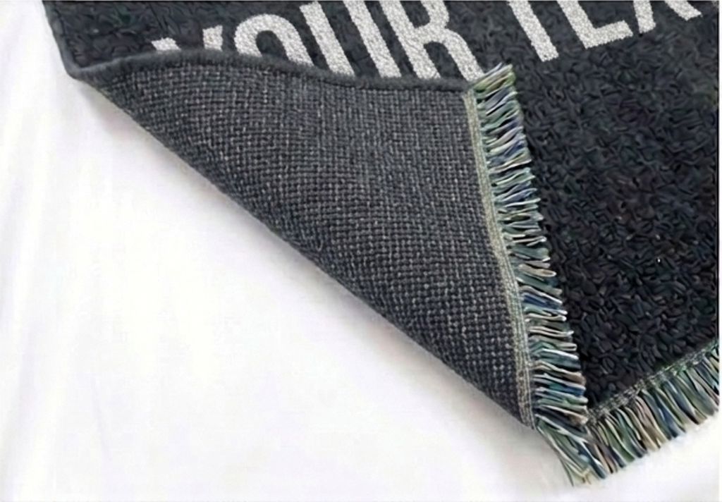 Dark Gray Custom Text Mat