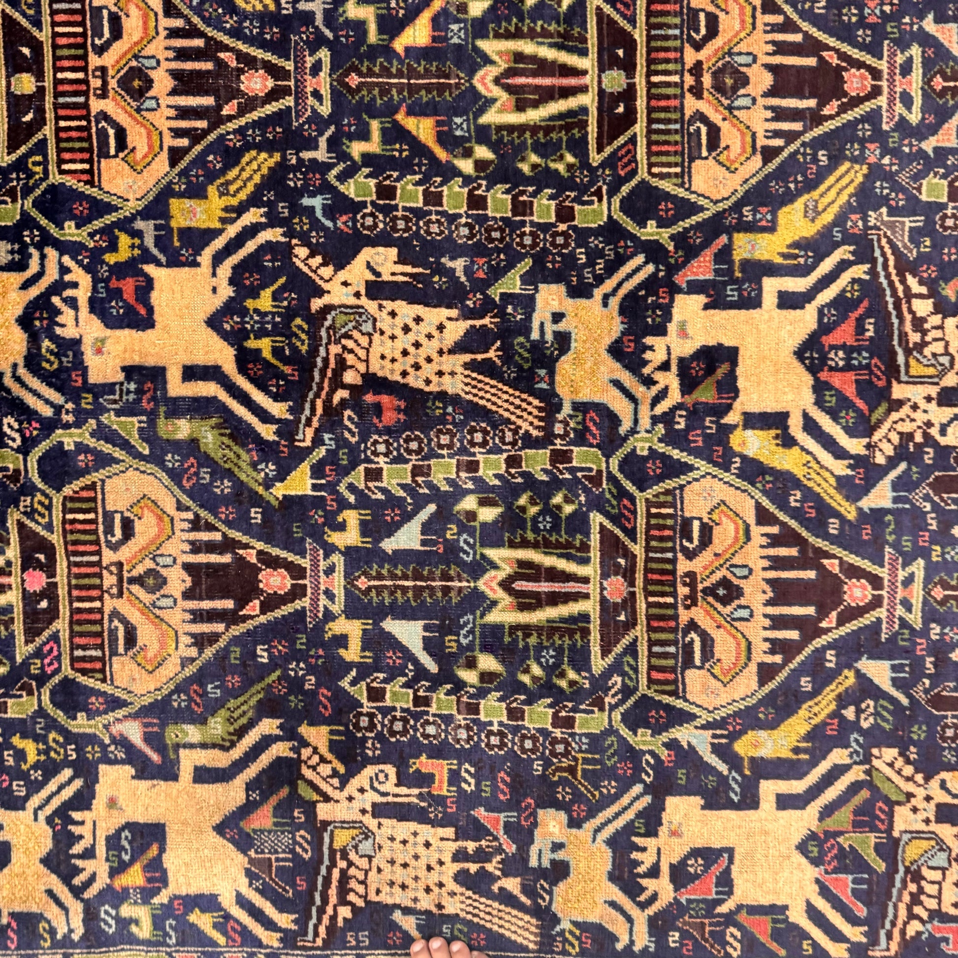 Golden Pathway Shikargah Rug