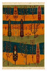 Sunset Cypress Hand-Knotted Gabbeh Rug