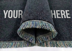Dark Gray Custom Text Mat