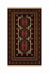 Baluchi Three-Medallion Mat