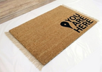 "You Are Here" Novelty Doormat