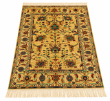 Saffron Garden Paisley Floral Area Rug