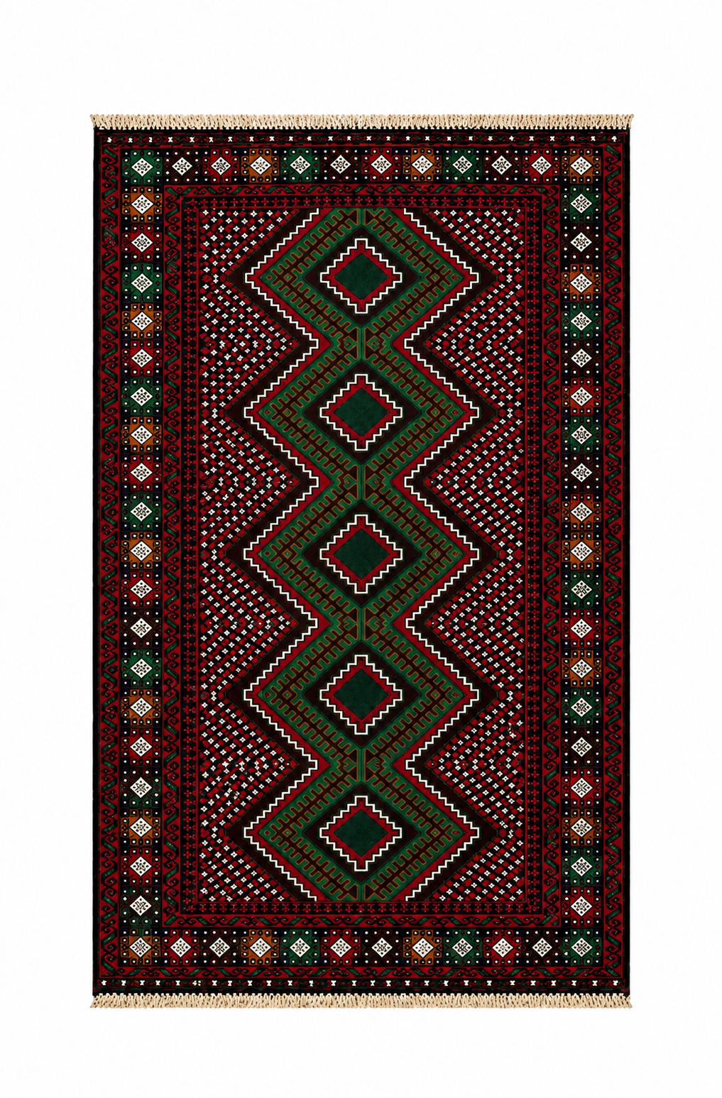 Baluchi Traditional Motif Area Rug