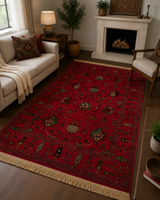 Imperial Magenta & Emerald Area Rug