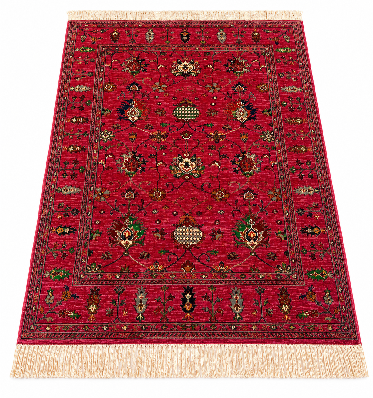 Imperial Magenta & Emerald Area Rug