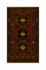 Keshan Triple Medallion Mat