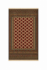 Kilim Geometric Border Rug