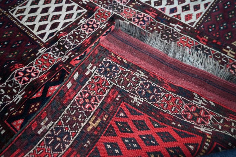 Tribal Geometric Royal Crimson Runner