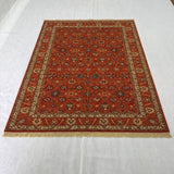 Peshawari Shah Abbas Sprawling Brick Red Area Rug