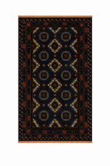 Baluchi Patterned Wool Mat