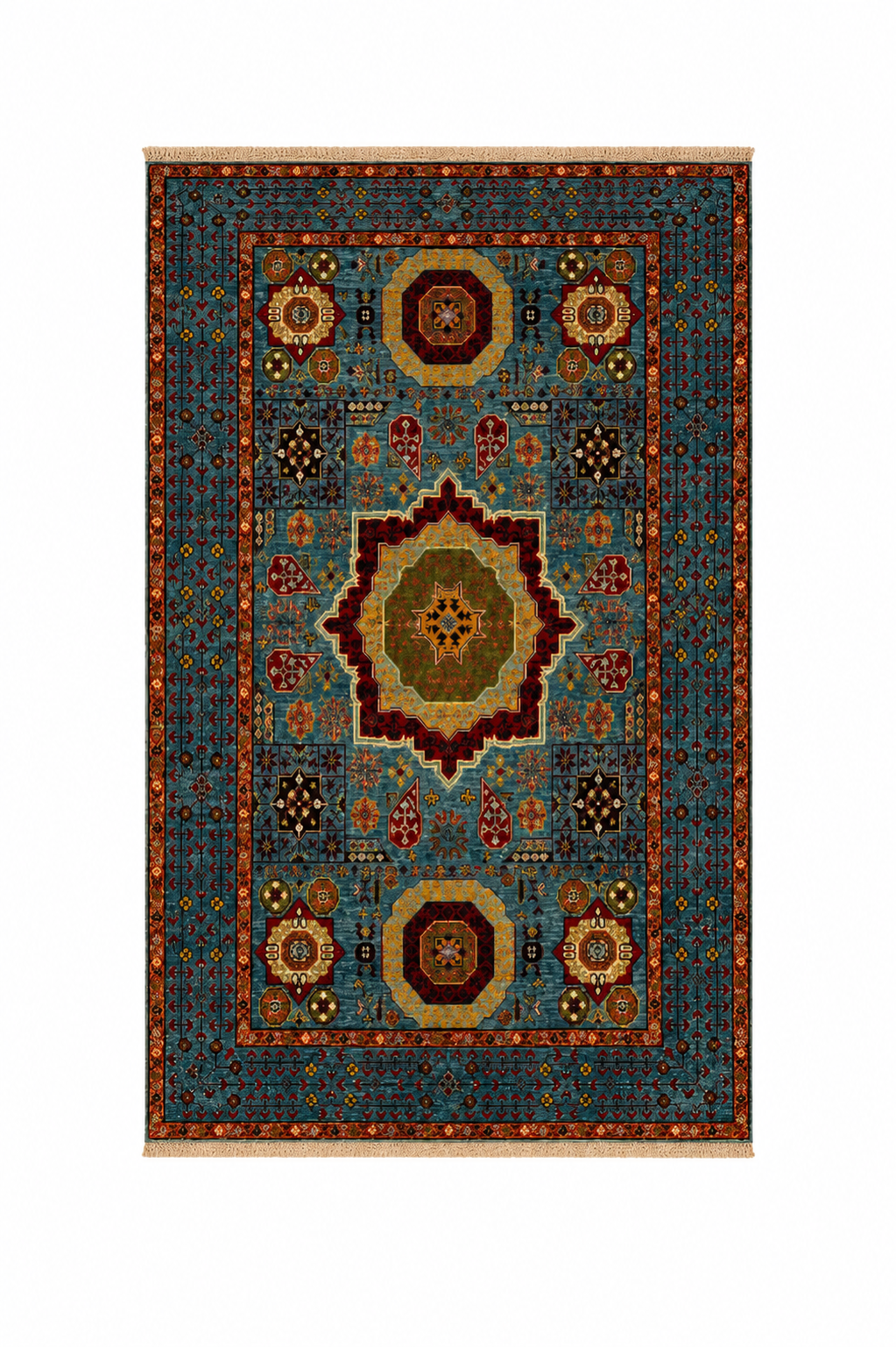 Chobi Traditional Motif Area Rug