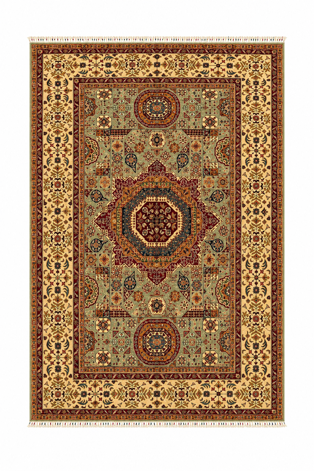 Vintage Oriental Intricate Patterned Statement Rug