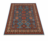 Authentic Caucasian Medallion Wool Area Rug