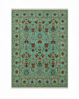 Shah Abbas Floral Lattice Area Rug