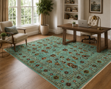 Shah Abbas Floral Lattice Area Rug