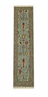 Peshawar Botanical Tree of Life Runner Rug
