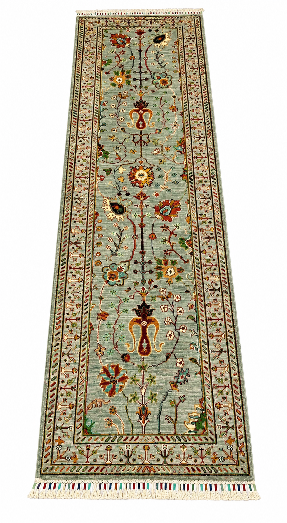 Peshawar Botanical Tree of Life Runner Rug