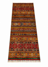 Shirvan Diamond Cross Banded Runner Rug