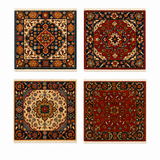 Tabriz Medallion Floral Small Accent Mats