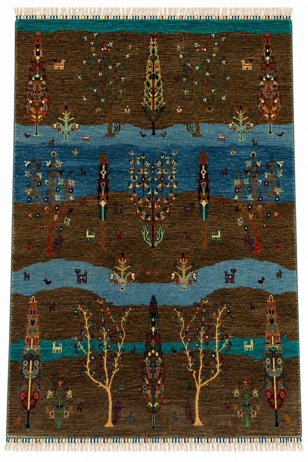 Earth & Sky Woodland Gabbeh Wool Area Rug