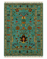 Persian Lagoon Classic Floral Rug