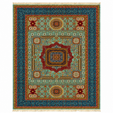 Sapphire Star Medallion Geometric Rug