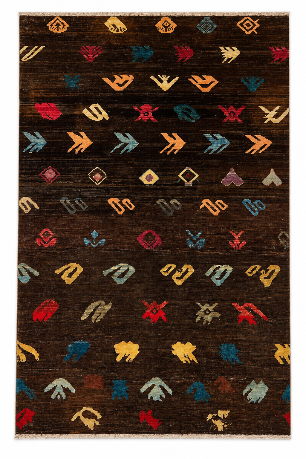Dark Espresso Hand-Woven Area Rug