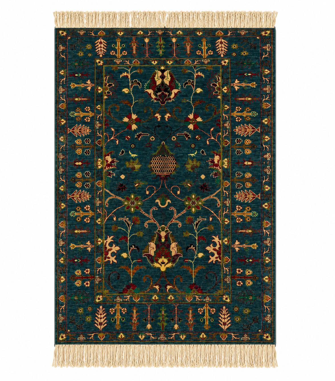 Ocean & Ochre Heritage Floral Accent