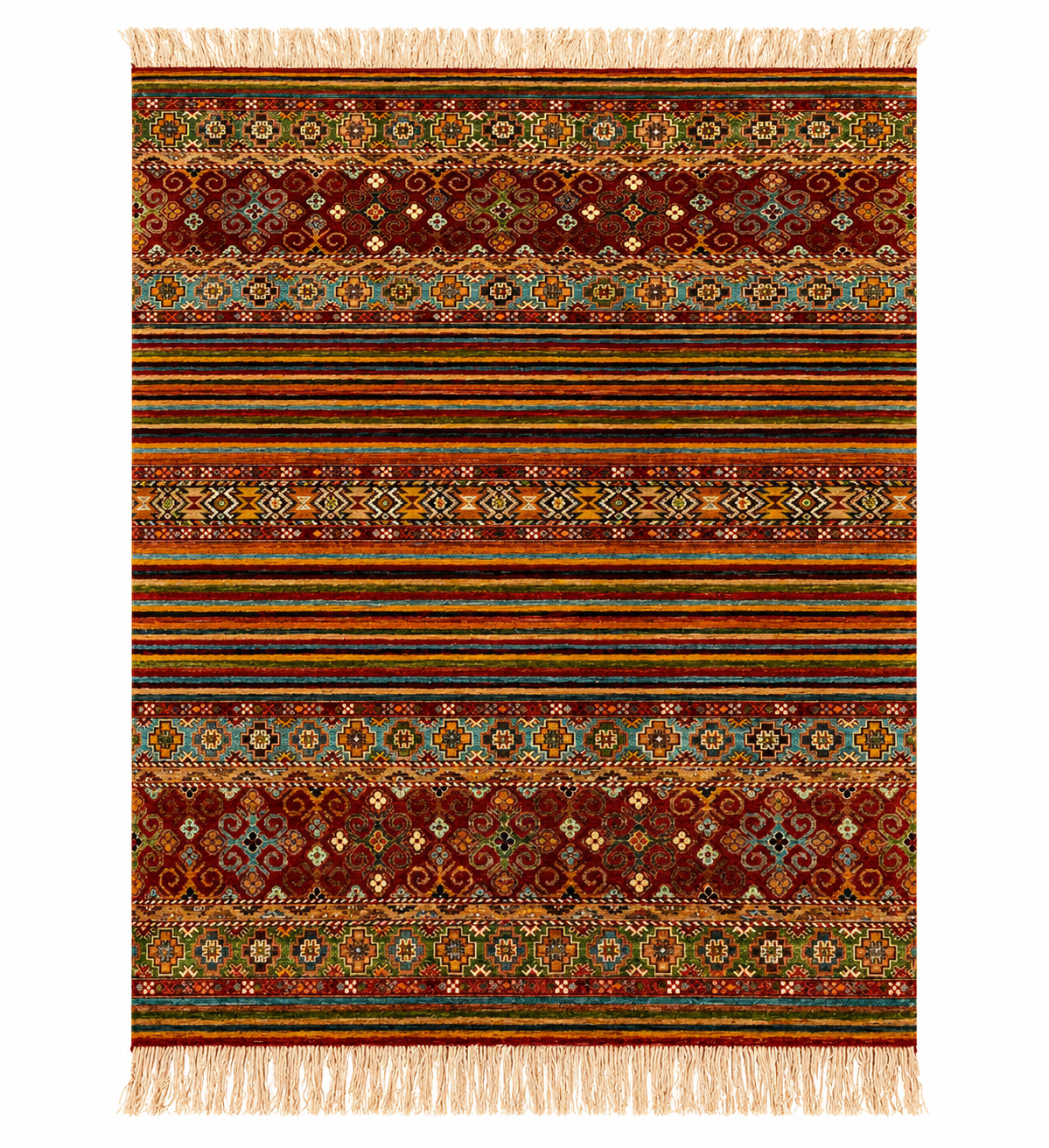 Southwestern Geometric Motif Horizontal Rug