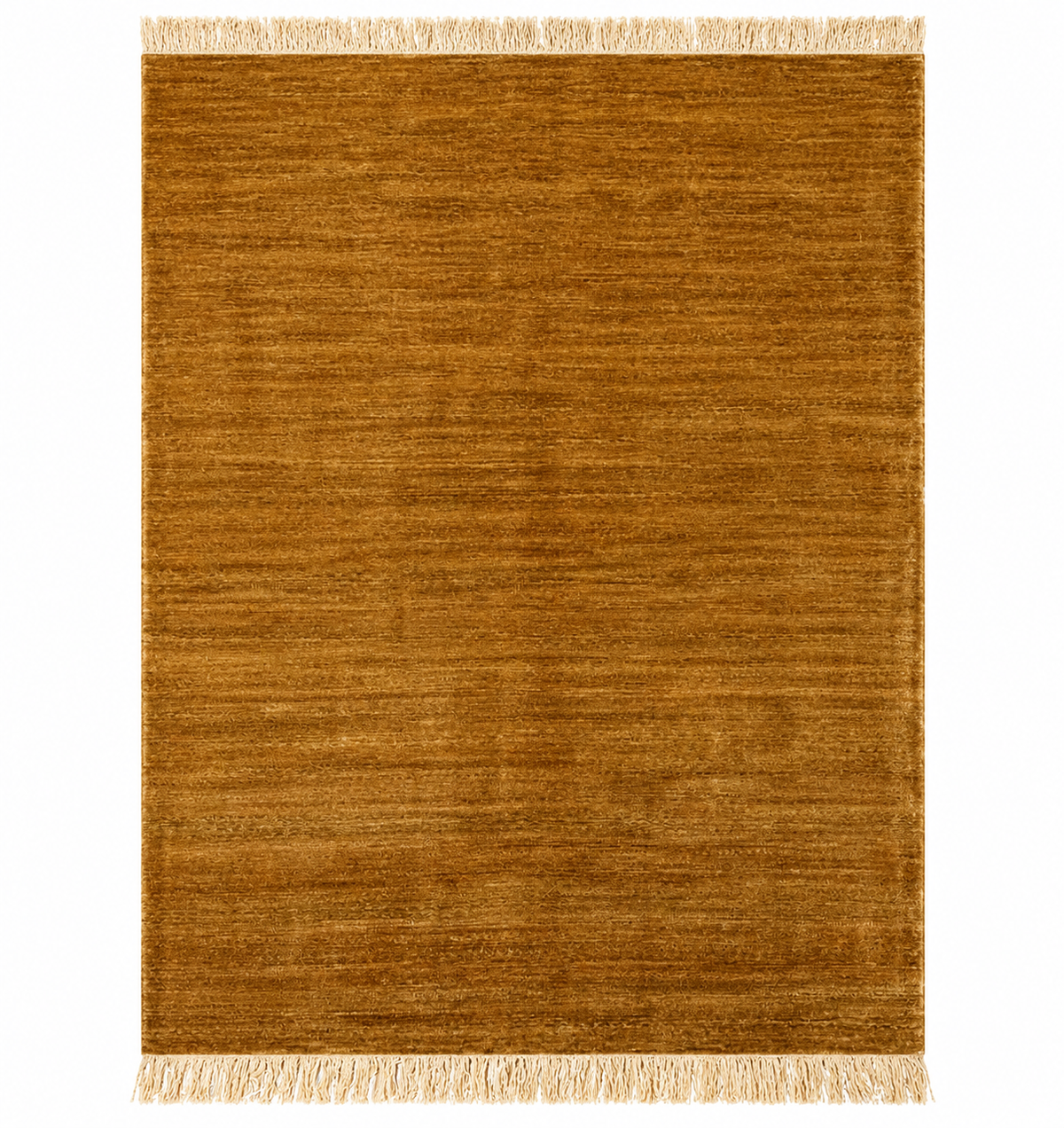 Minimalist Textured Wool Floral Area Rug