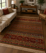 Southwestern Geometric Motif Horizontal Rug
