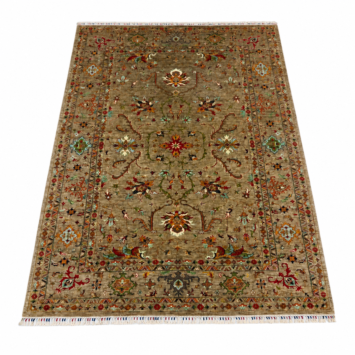 Khanaqin Stylized Palmette Oriental Rug