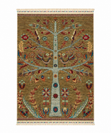 Tabriz Classical Sacred Tree of Life  Area Rug