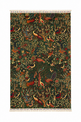 Isfahan Enchanted Forest Avian Area Rug