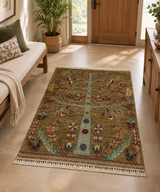 Tabriz Classical Sacred Tree of Life  Area Rug