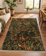 Isfahan Enchanted Forest Avian Area Rug