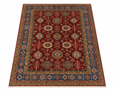 Ember Octagon Floral Lattice Area Rug